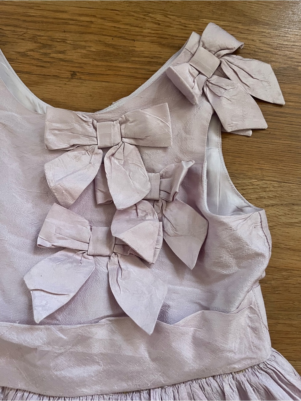 Janie and Jack Lilac Bow Accent Party Dress - Picture 3 of 7